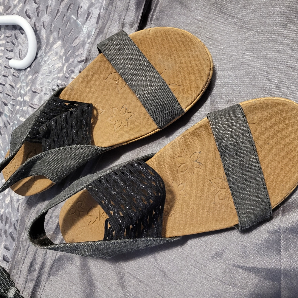 Skechers Black Sandals